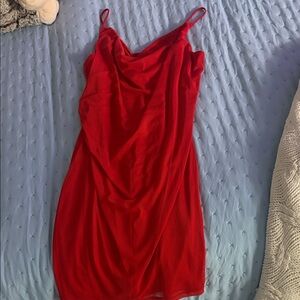 Elegant Red Women's Dress